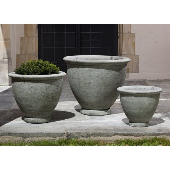 Berkeley Medium Rimmed Planter - Alpine Stone (14 finishes available)