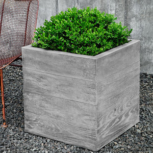 Chenes Brut Large Box Planter - Greystone (14 finishes available)