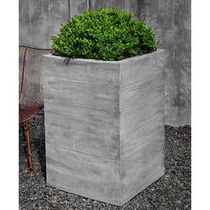 Chenes Brut Tall Box Planter - Greystone (14 finishes available)