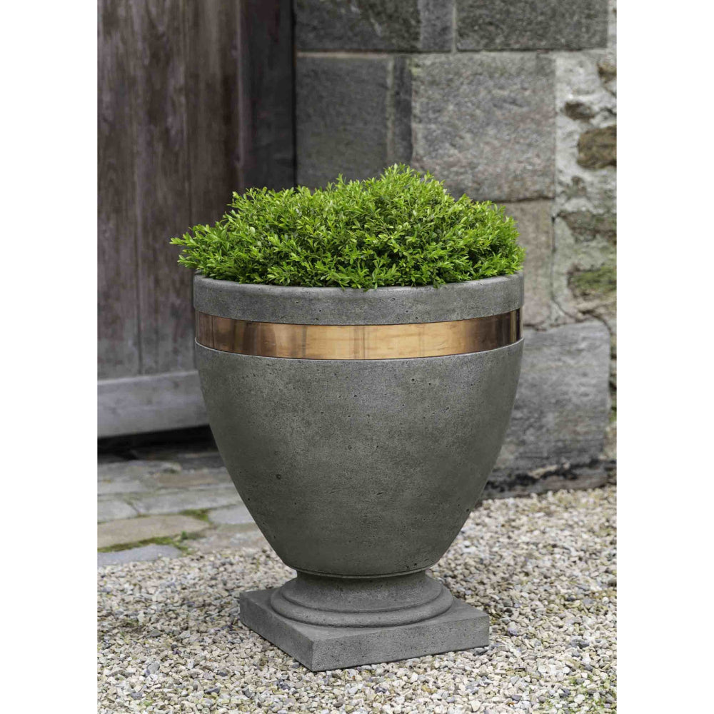 Moderne Banded Planter - Alpine Stone (14 finishes available)