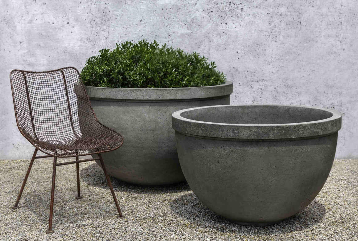 Huntington Small Bowl Planter - Alpine Stone (14 finishes available)