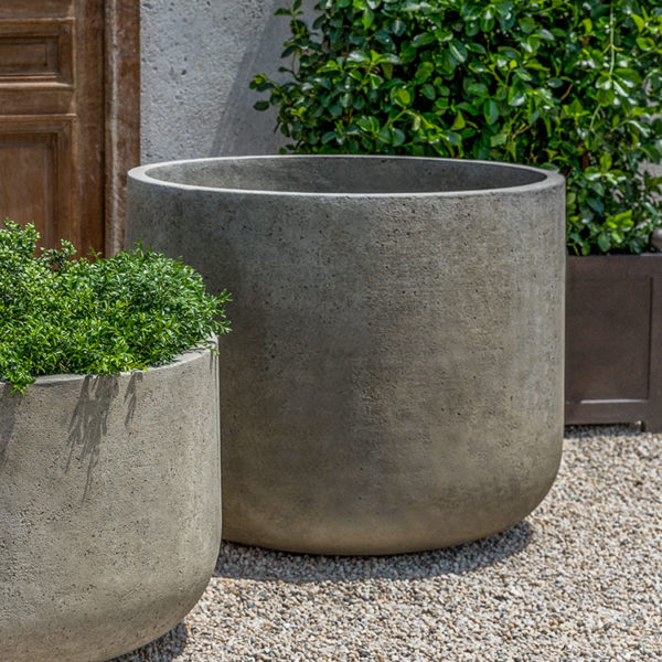 Extra Large Cast Stone Tribeca Planter - Greystone (Additional Patinas Available)