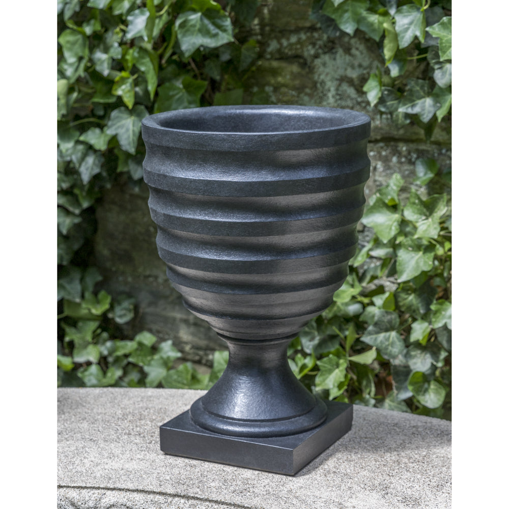 Cast Stone Cold Spring Urn Planter - Nero Nuovo (Additional Patinas Available)