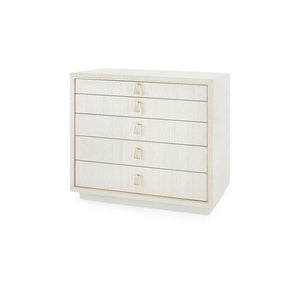 Large 5-Drawer in Silver | Parker Collection | Villa & House