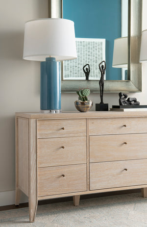 Extra Large 9-Drawer - Bleached Cerused Oak | Paola Collection | Villa & House
