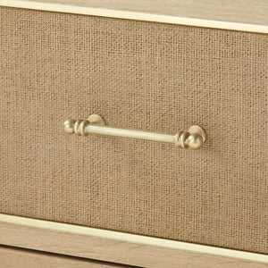 3-Drawer Side Table in Natural Lacquered | PaulinaCollection | Villa & House