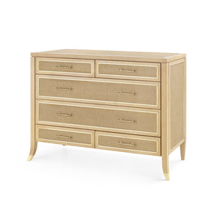 Large 6-Drawer in Natural Lacquered | Paulina Collection | Villa & House