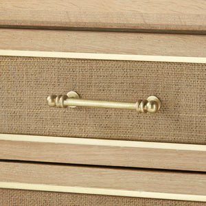 Large 6-Drawer in Natural Lacquered | Paulina Collection | Villa & House