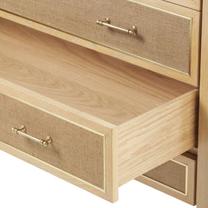 Large 6-Drawer in Natural Lacquered | Paulina Collection | Villa & House