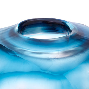 Small Vase in Ocean Blue | Planeta Collection | Villa & House