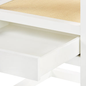 1-Drawer Side Table in White Lacquer | Polo Collection | Villa & House