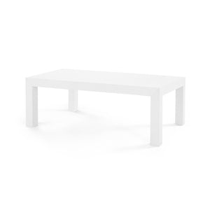 Coffee Table in White | Parsons Collection | Villa & House