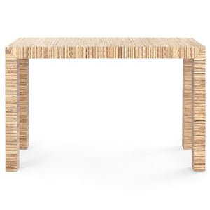 Lacquered Papyrus Parsons Console Table – Natural | Parsons Collection | Villa & House