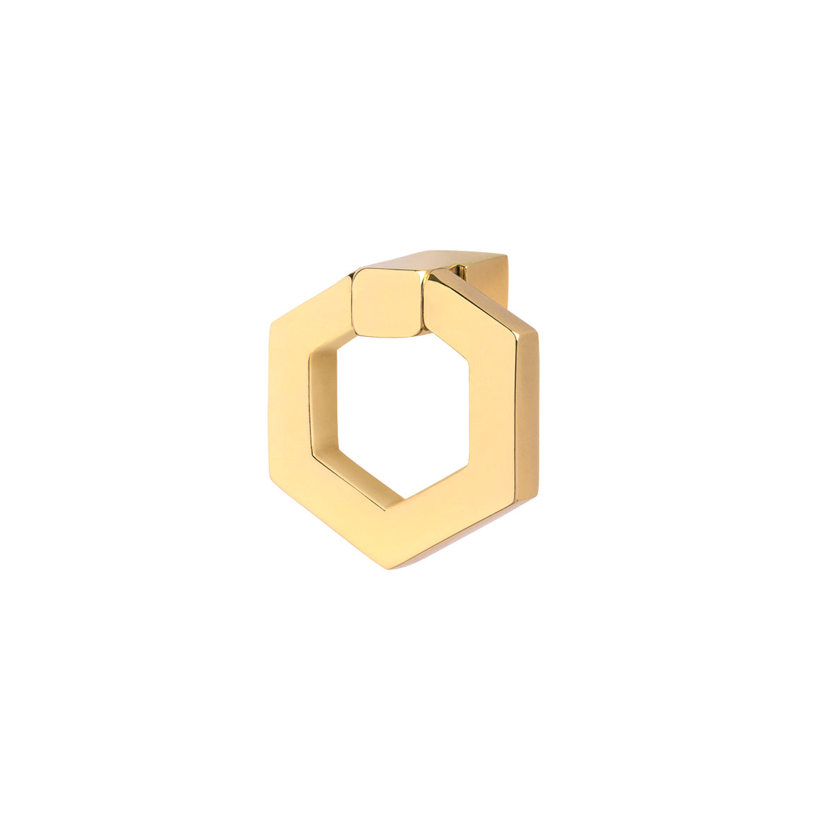 Ring Pull in Polished Brass | Harper Collection | Villa & House