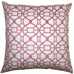 Picnic Pink Spiral Pillow