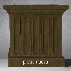 Medium Cast Stone Cube Planter - Greystone (14 finishes available)