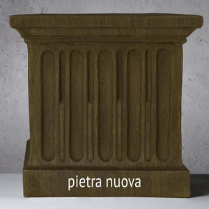 Cast Stone Beveled Tabletop Fountain - Greystone (Additional Patinas Available)