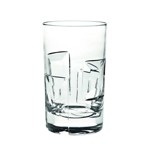 Portrait Graphic Crystal Highball -Set of 4
