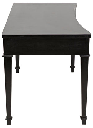 Curba Desk - Hand Rubbed Black