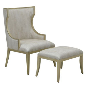 Garson Silver Linen Chair