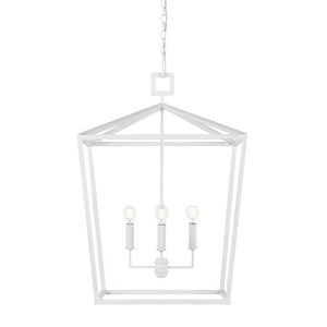 Denison White Grande Chandelier