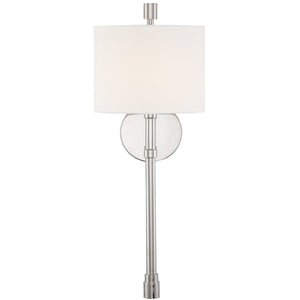 Rachel 1 Light Polished Nickel Wall Sconce