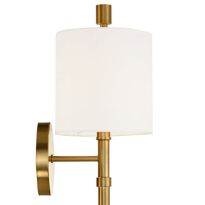 Rachel 1 Light Vibrant Gold Wall Sconce