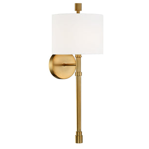 Rachel 1 Light Vibrant Gold Wall Sconce