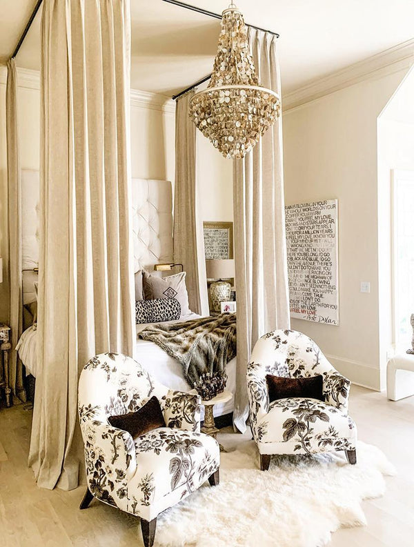 Regina Andrew Large Draped Abalone Scales Chandelier - Scenario Home