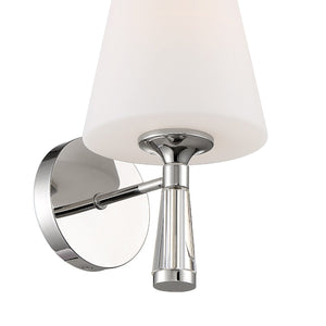 Ramsey 1 Light Polished Nickel Wall Mount