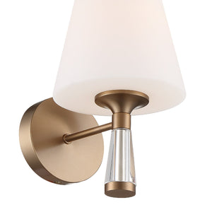 Ramsey 1 Light Vibrant Gold Wall Mount