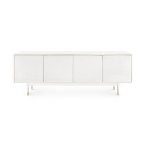 4-Door Cabinet, White Lacquer | Raymond Collection | Villa & House