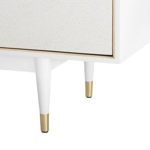 4-Door Cabinet, White Lacquer | Raymond Collection | Villa & House