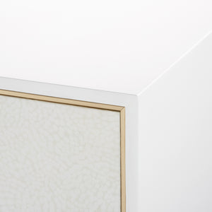 4-Door Cabinet, White Lacquer | Raymond Collection | Villa & House