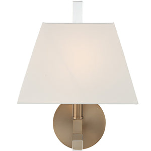 Renee 1 Light Aged Brass Wall Mount