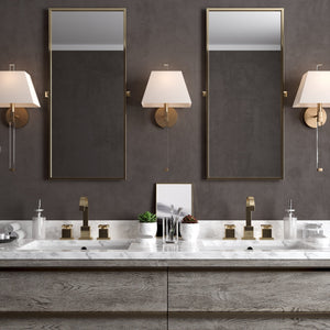 Renee 1 Light Aged Brass Wall Mount