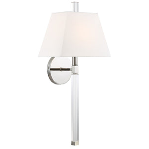 Renee 1 Light Polished Nickel Wall Mount