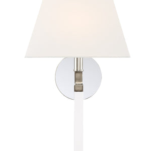 Renee 1 Light Polished Nickel Wall Mount
