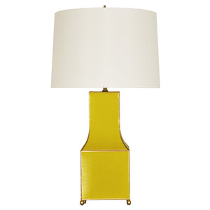 Worlds Away Renata Pagoda Table Lamp – Yellow
