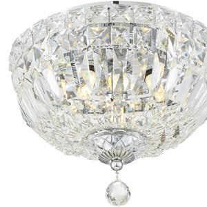 Roslyn 3 Light Polished Chrome Ceiling Mount