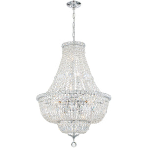 Roslyn 9 Light Polished Chrome Chandelier