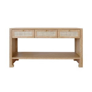 Rosalind Console in Cerused Oak