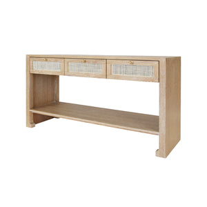 Rosalind Console in Cerused Oak