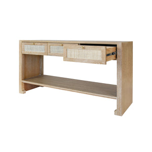 Rosalind Console in Cerused Oak