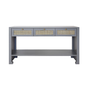 Rosalind Console in Dark Grey Lacquer
