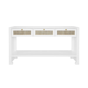 Rosalind Console in White Lacquer