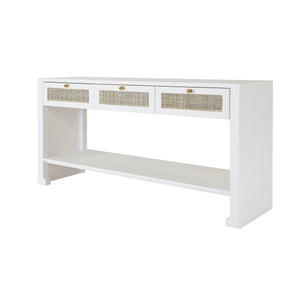 Rosalind Console in White Lacquer