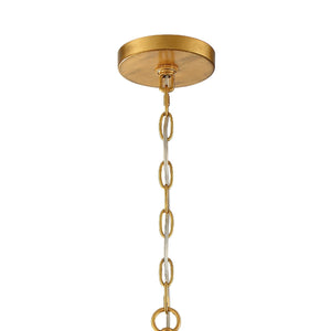 Roxy 3 Light Antique Gold Chandelier