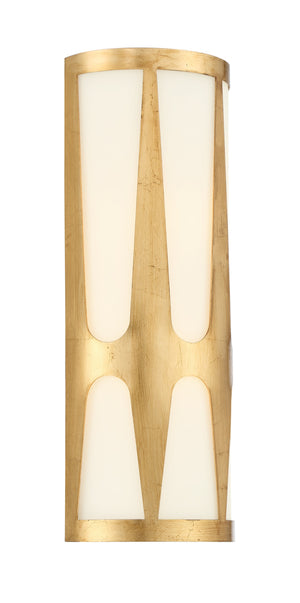 Royston 2 Light Antique Gold Wall Mount