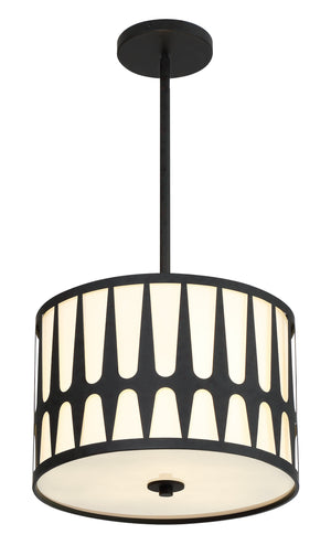 Royston 3 Light Black Pendant